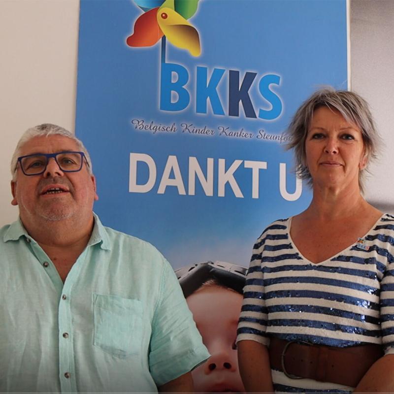Un don de 3160 € à Belgisch Kinder Kanker Steunfonds BKKS