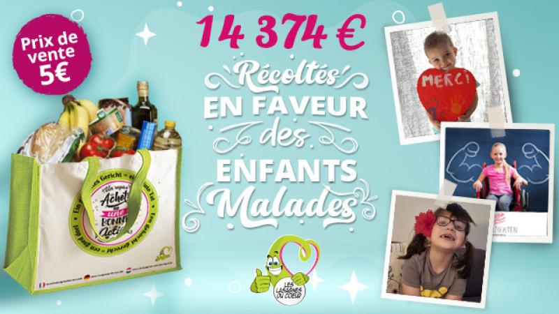 14 374 € récoltés en faveur des enfants malades