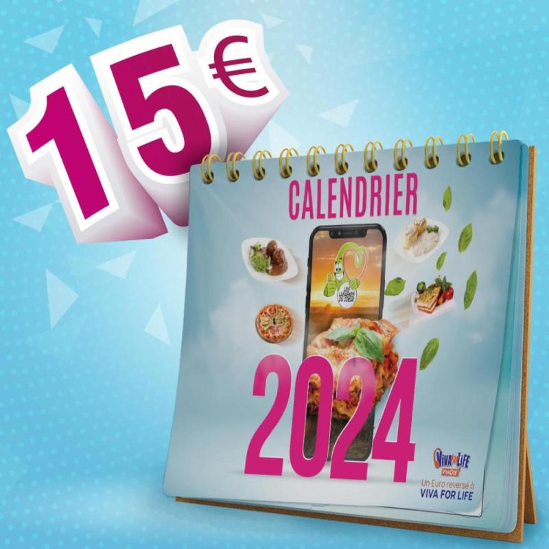 Calendrier 2024 au profit de Viva for Life