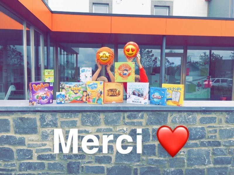 Jeux pour les enfants du foyer l'Aubépine