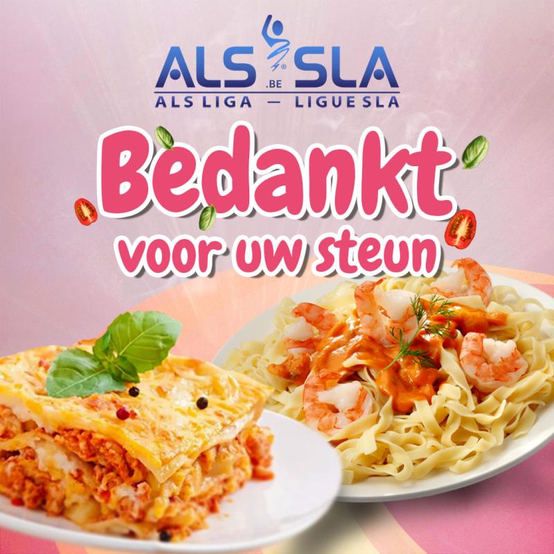 LASAGNES MET EEN HART SAMEN MET ALS-LIGA BELGIË TEGEN ALS ❤️