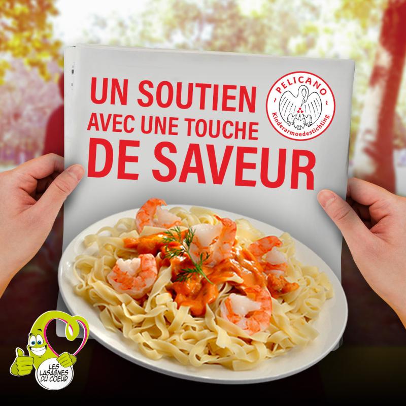 Les Lasagnes du Cœur apportent leur soutien à la Fondation Pelicano.