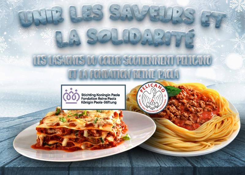 Unis pour les enfants : Les Lasagnes du Cœur soutiennent la Fondation Reine Paola et Pelicano